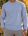 Faze Heavyweight Tee Powder Blue Long Sleeve