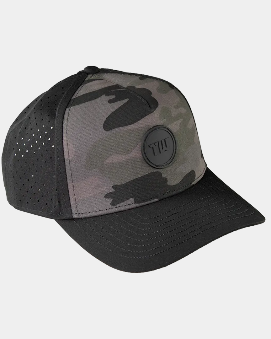 Eagle Black Camo Hat - Black
