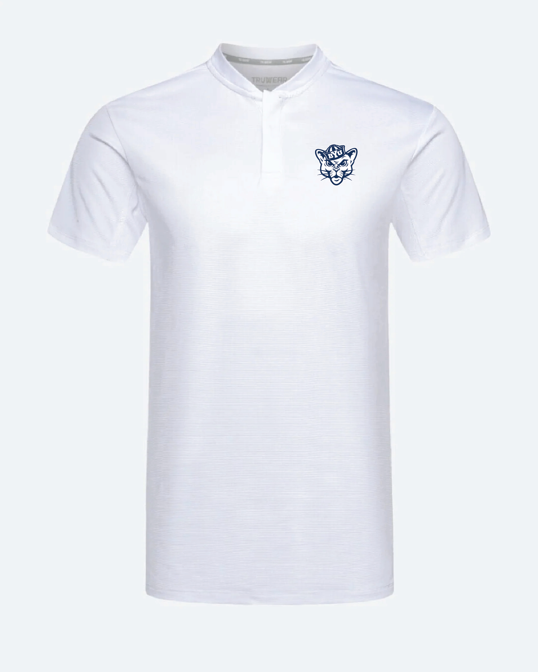 BYU Pinnacle 2.0 White Polo