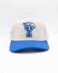 BYU Light Grey & Royal Brim Wool Fade Hat