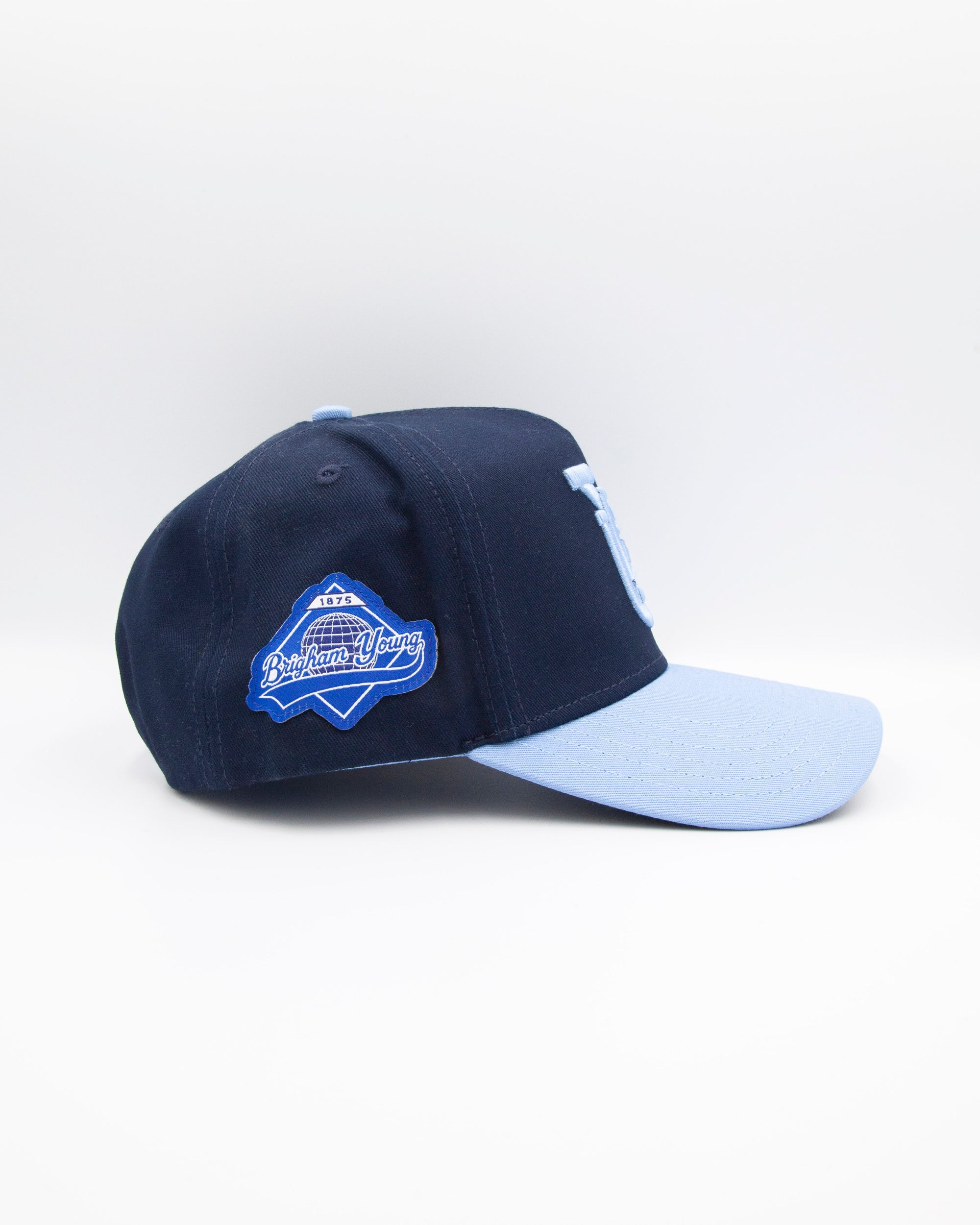 BYU Navy &amp; Light Blue Brim Fade Hat