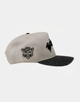 BYU Fade Hat Natural and Houndstooth Brigham Arch