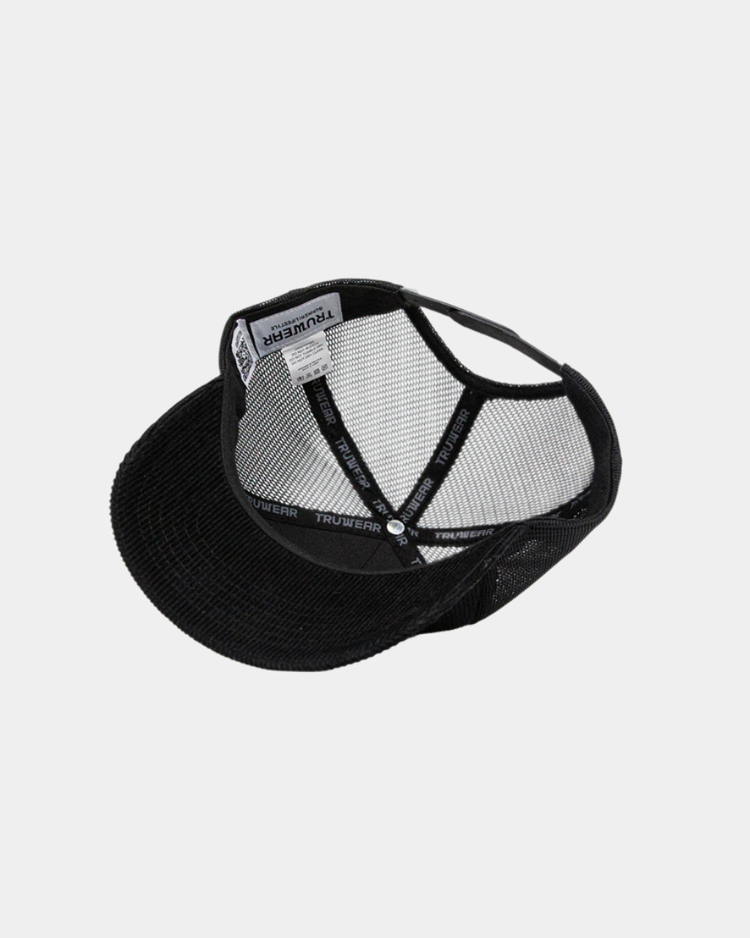 Black Cord Bunker Hat - Black
