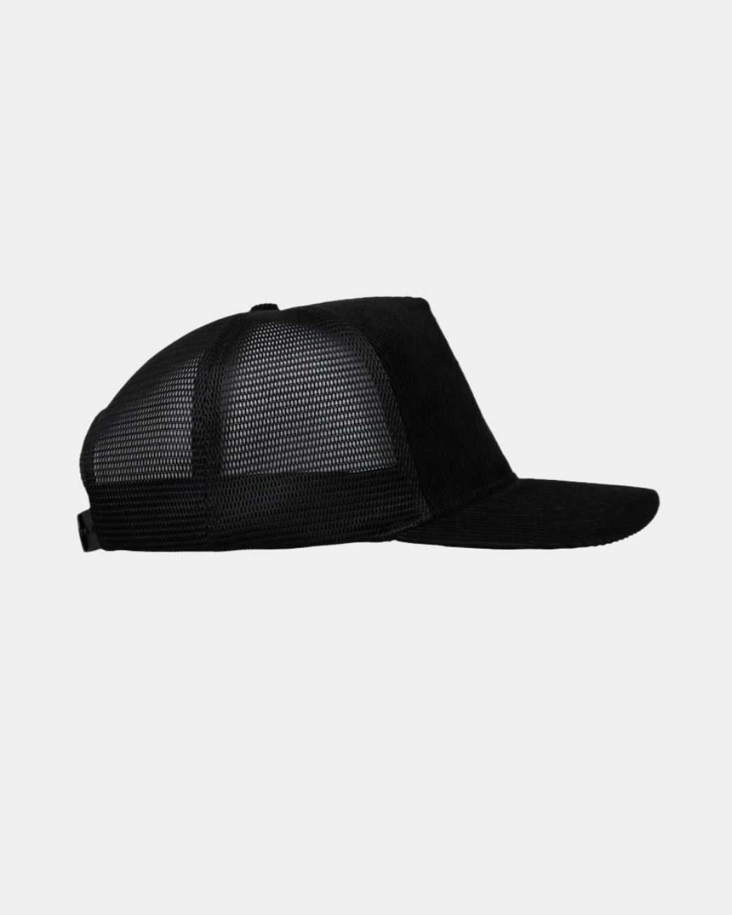 Black Cord Bunker Hat - Black