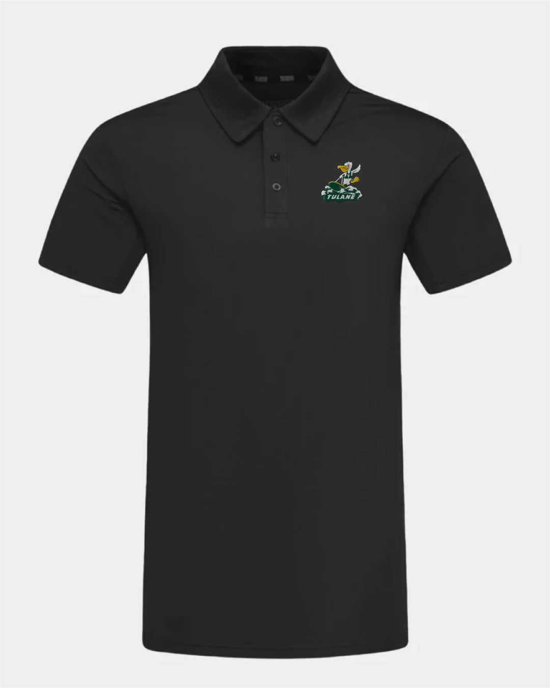 Tulane Crest 2.0 Polo Black