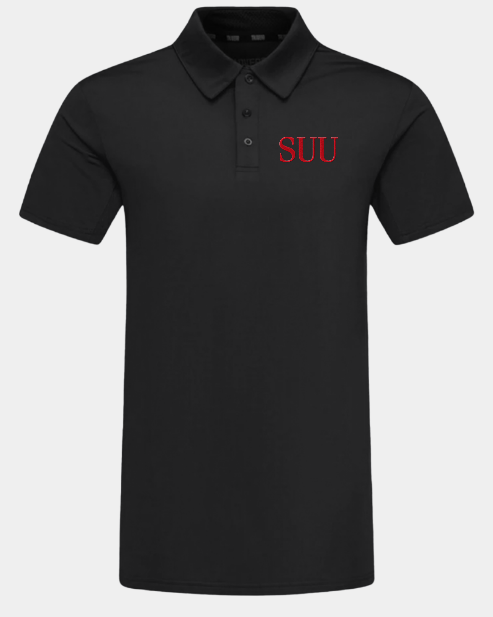 SUU Crest 2.0 Polo Black