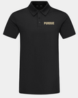 Purdue Crest 2.0 Polo Black