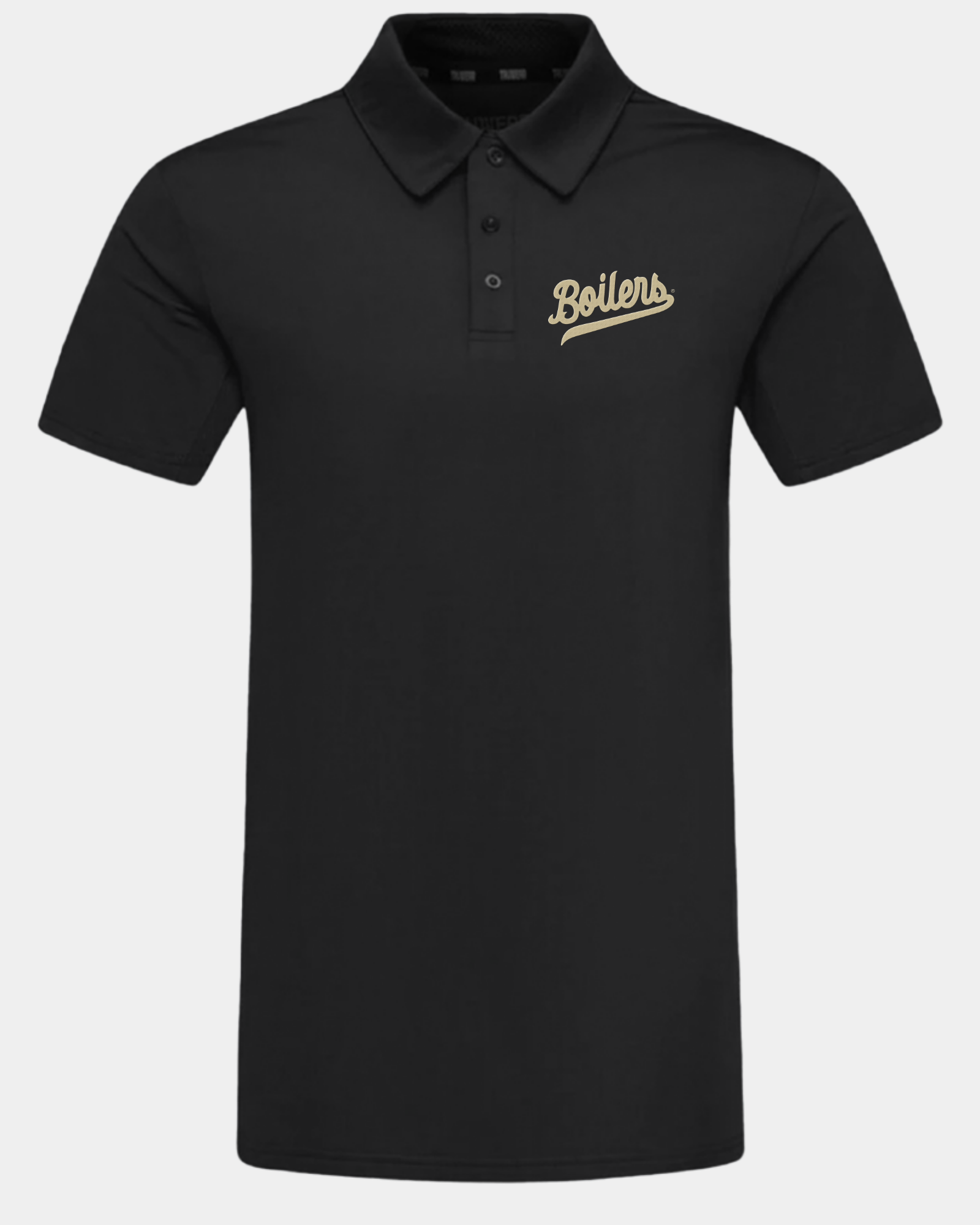 Purdue Crest 2.0 Polo Black