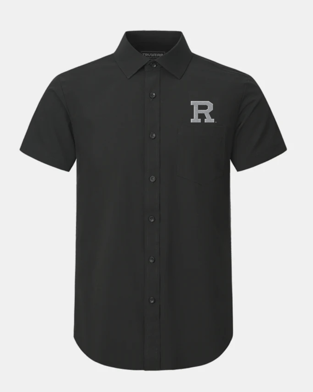 Rice Phenom Classic Black Short Sleeve Dress Shirt
