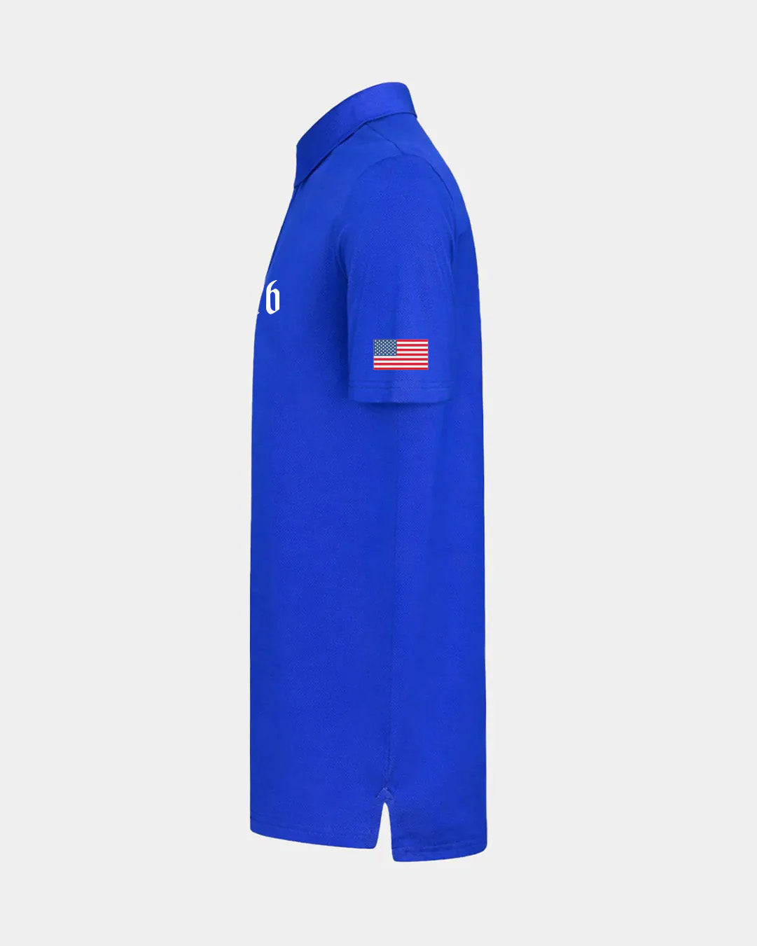 Crest 2.0 Polo Royal Blue 4th of July 1776 Side
