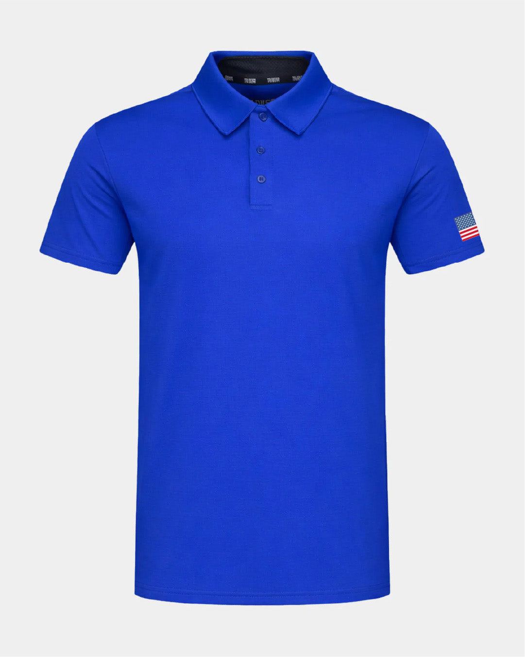 Crest 2.0 Polo Royal Blue 4th of July USA Flag
