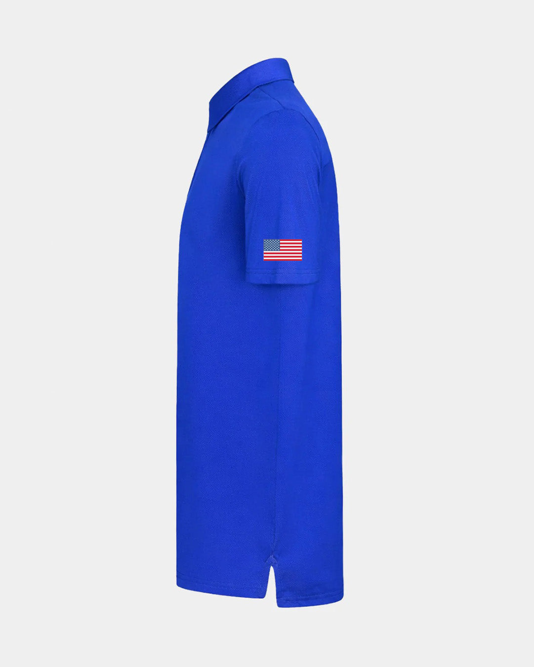 Crest 2.0 Polo Royal Blue 4th of July USA Flag