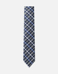 Immortal Charcoal Powder Blue & Navy Stripe Tie