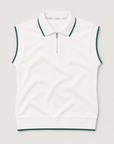 Vanguard Womens Sleeveless Polo White