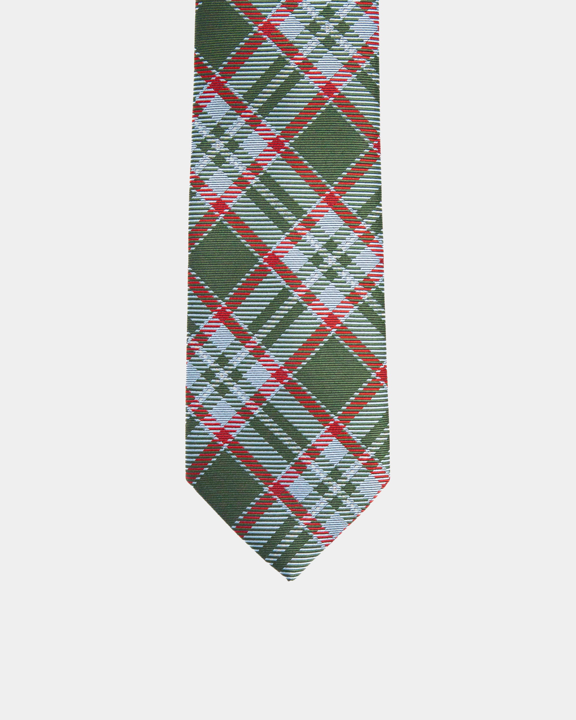 Immortal Tartan Cream Red Tie