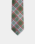 Immortal Tartan Cream Red Tie - Cream