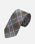 Immortal Tartan Cream Red Tie - Cream
