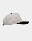 Cream Black Cord Brim Fade Hat - Cream