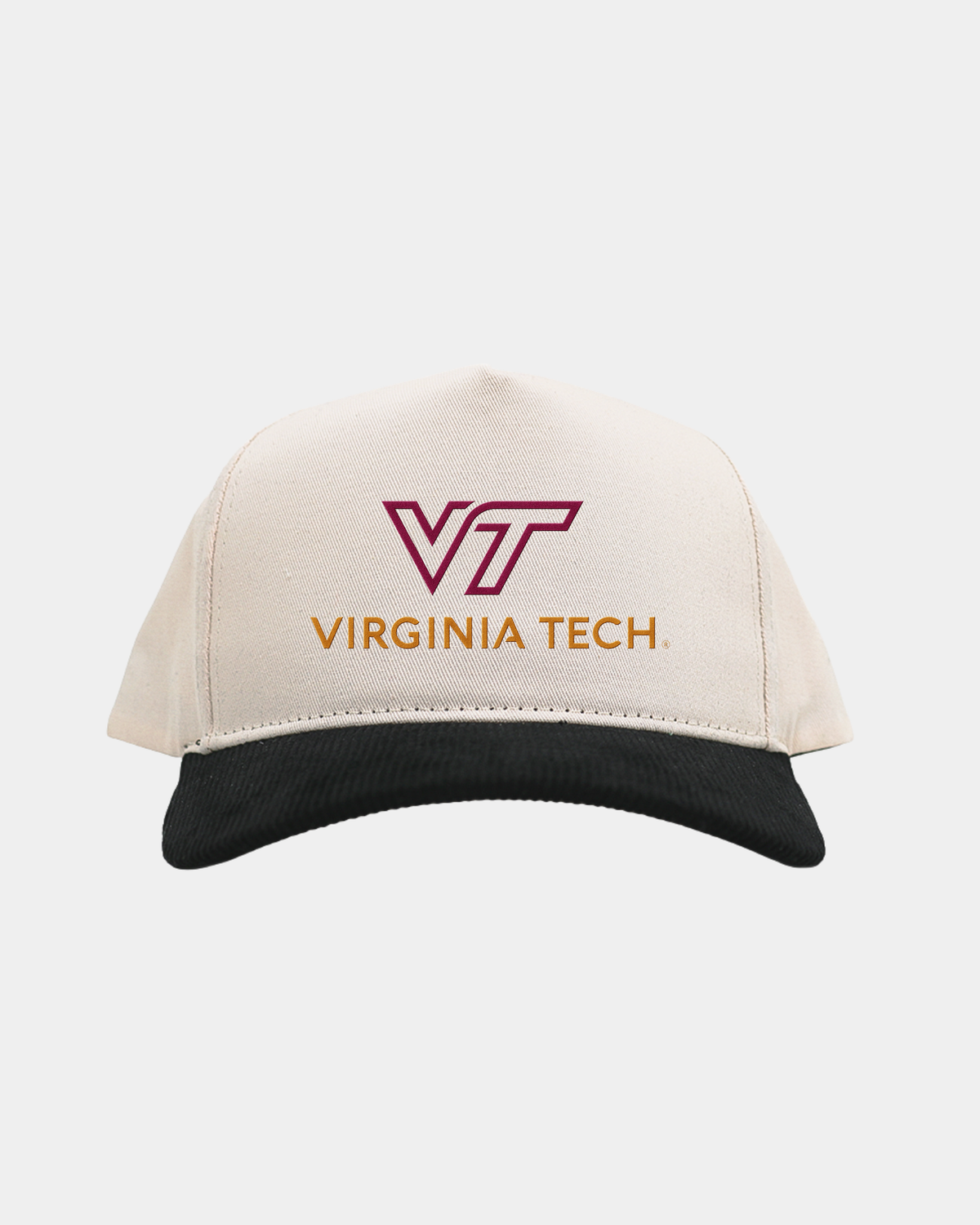 VT Cream Black Cord Brim Fade Hat