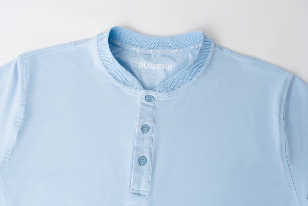 Crown Blade Polo Powder Blue - Blue