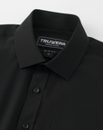 Phenom Classic Black Short Sleeve Dress Shirt