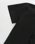 Phenom Classic Black Short Sleeve Dress Shirt - Black