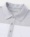 Crest 1.0 White & Grey Polo