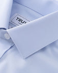 Phenom Classic Light Blue Short Sleeve Dress Shirt - Blue