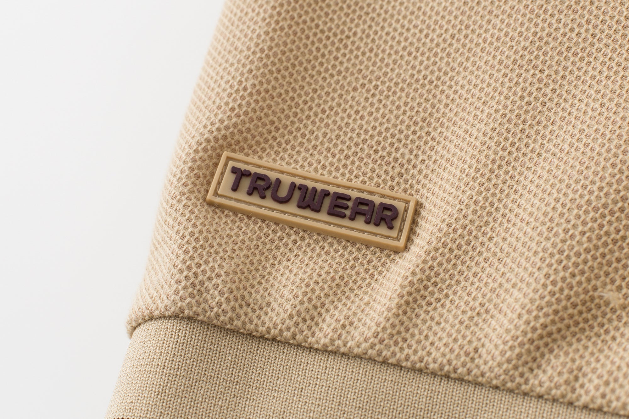 Vanguard Zip Polo Tan Tag