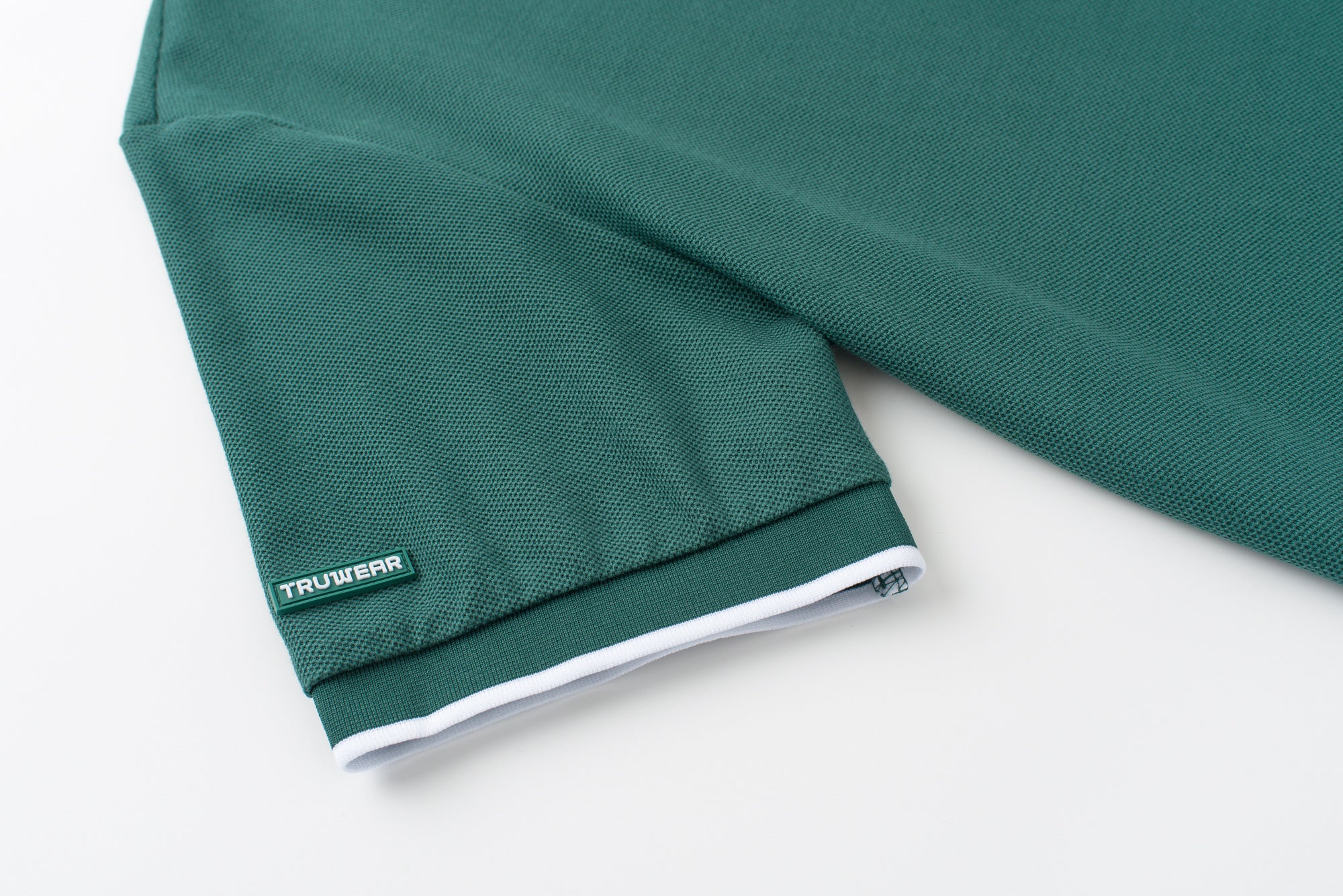 Vanguard Zip Polo Fairway Green