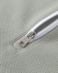 Vanguard Zip Polo Slate Green Front Zipper