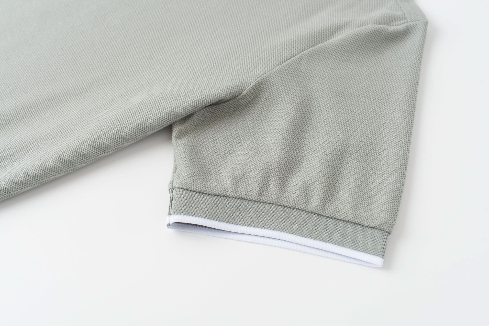 Vanguard Zip Polo Slate Green Sleeve