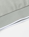 Vanguard Zip Polo Slate Green Hem
