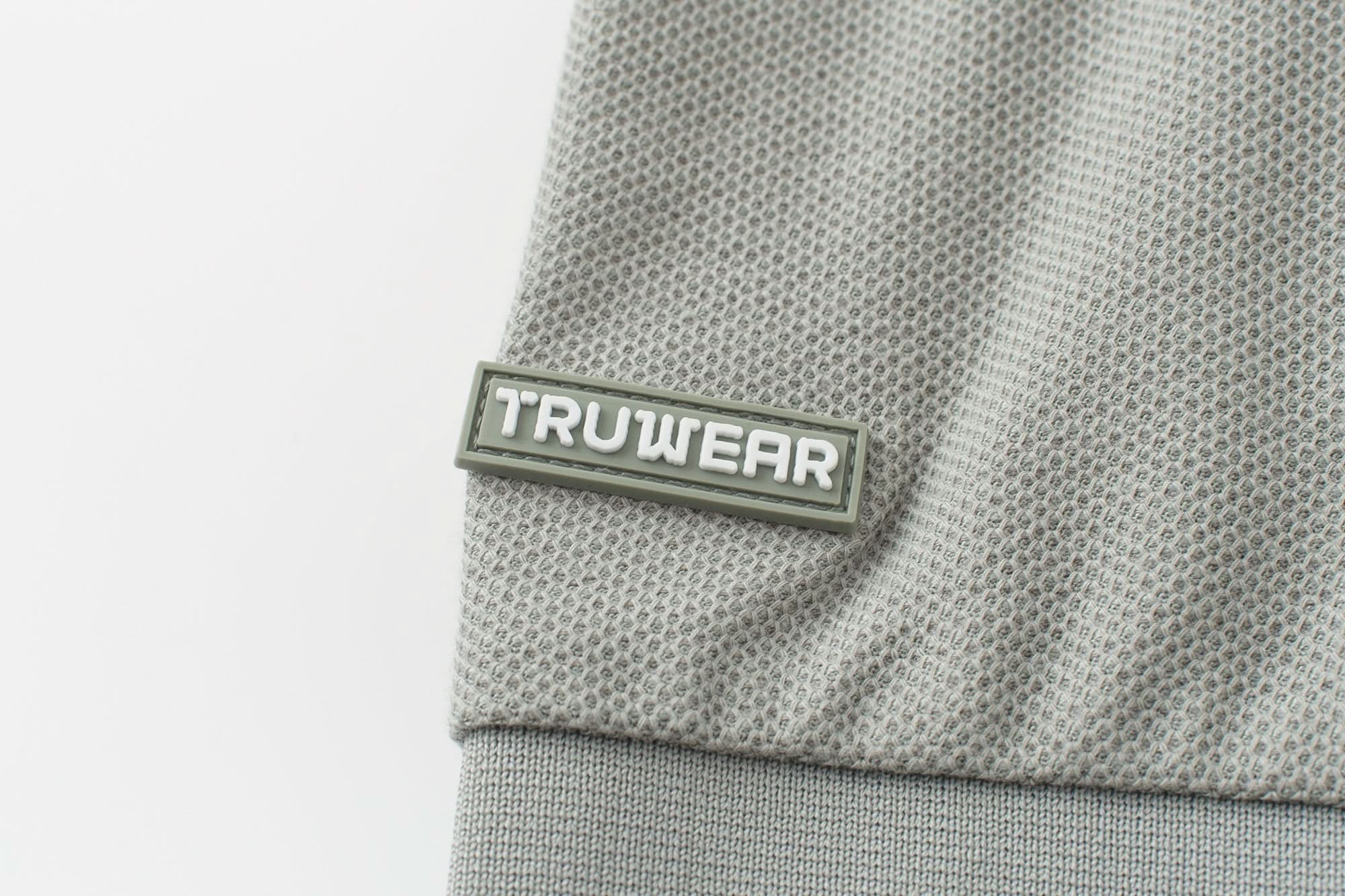 Vanguard Zip Polo Slate Green Patch