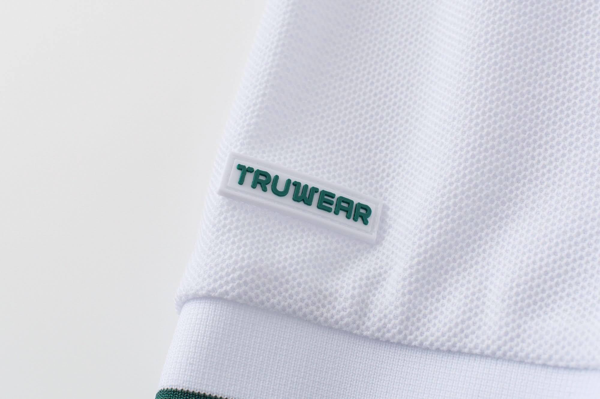 Vanguard Zip Polo White Tag
