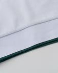 Vanguard Zip Polo White Hem