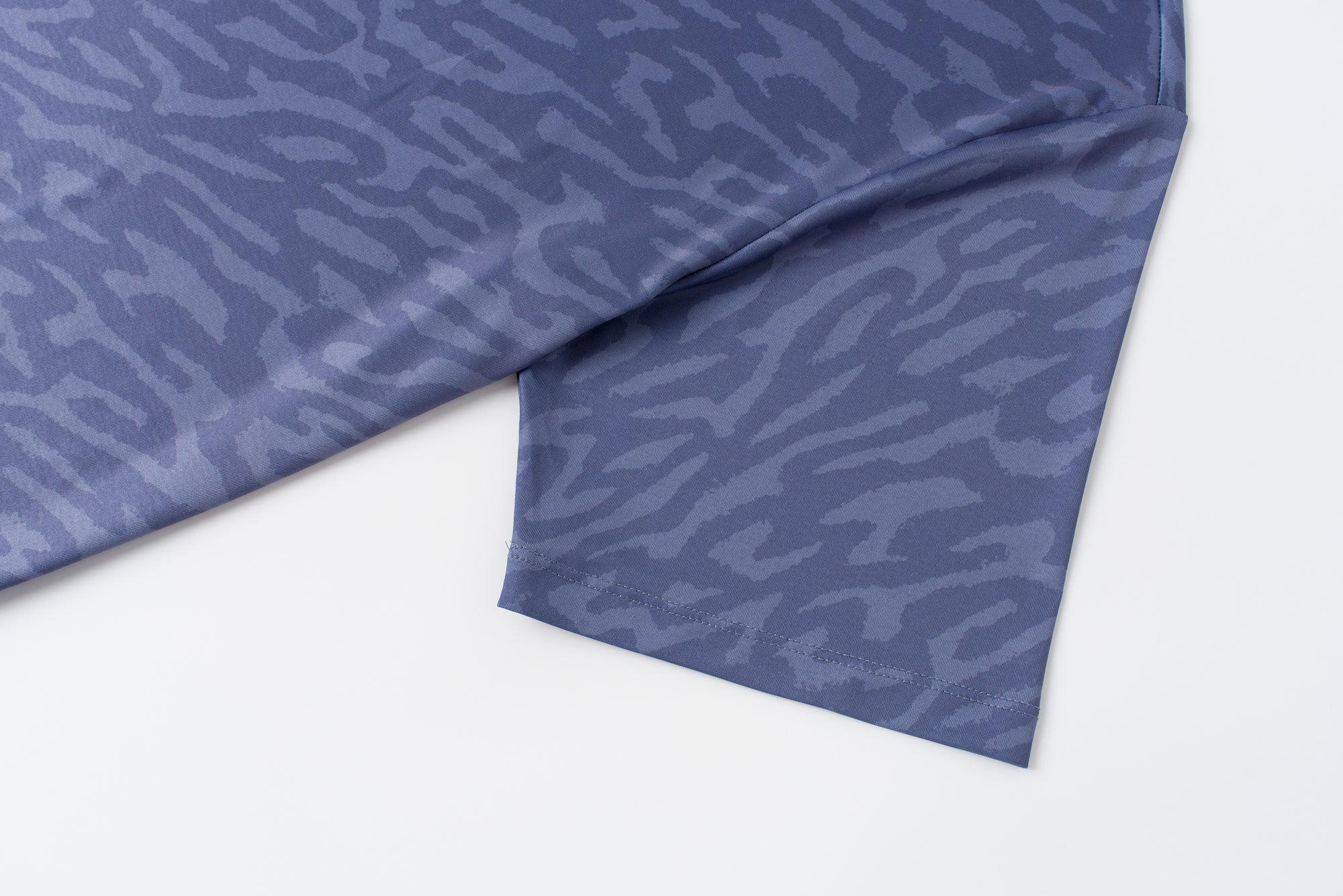 Elevation Polo Tiger Stripe Steel Blue - Blue