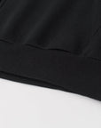 Atlas Full Zip Hoodie Black Hem