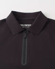 Legacy Long Sleeve Black Polo Collar