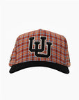 UofU Unstructured Hat Plaid Flannel