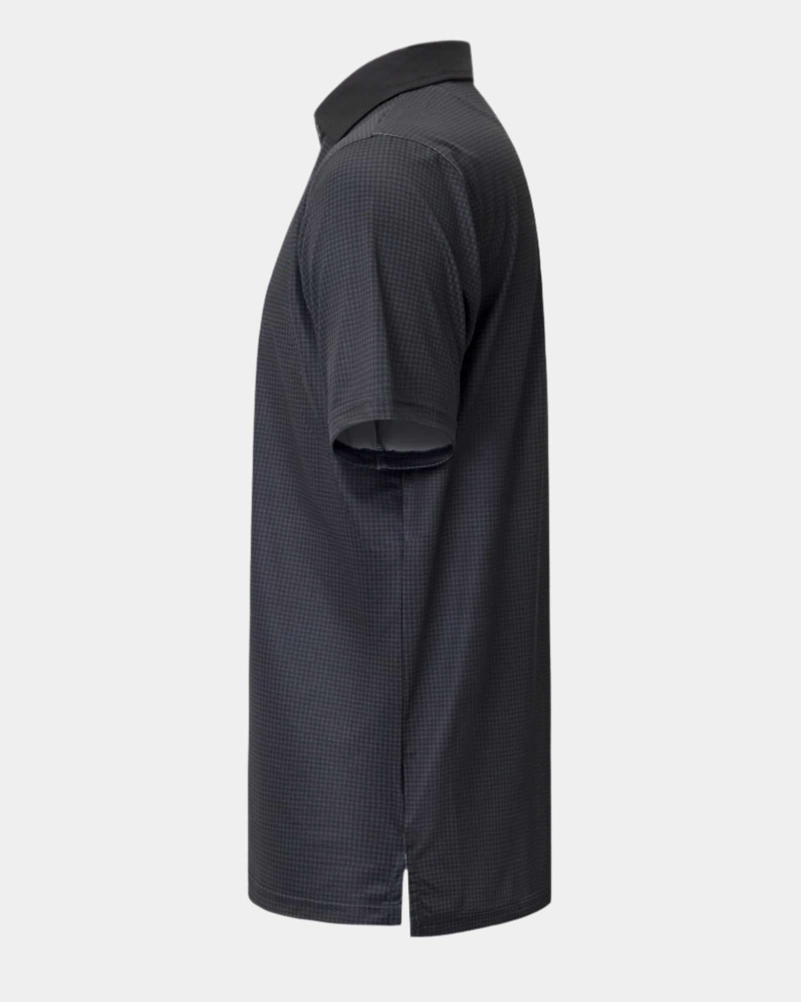 Elevation Polo Black Houndstooth - Black