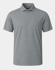 Elevation Light Grey Houndstooth Polo