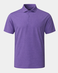 Elevation Fig Purple Houndstooth Polo
