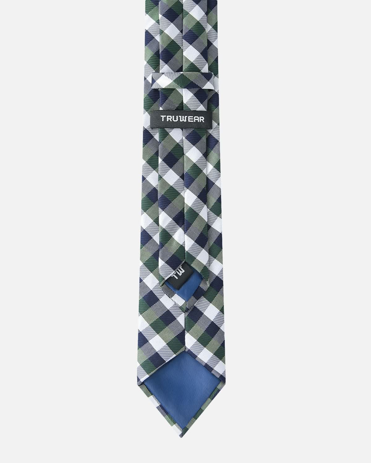 Immortal Checkered Navy, Green & White - Green &