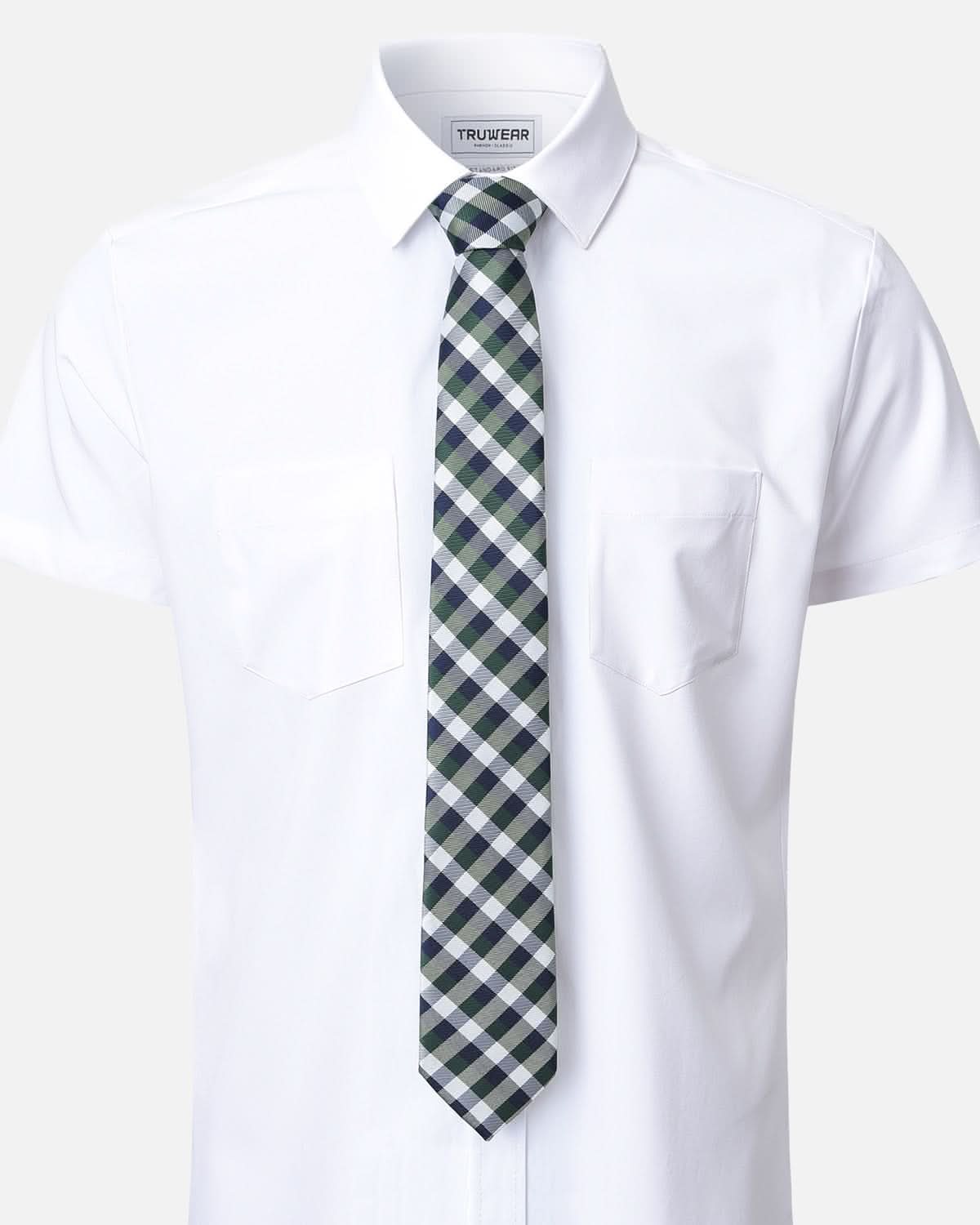 Immortal Checkered Navy, Green & White - Green &