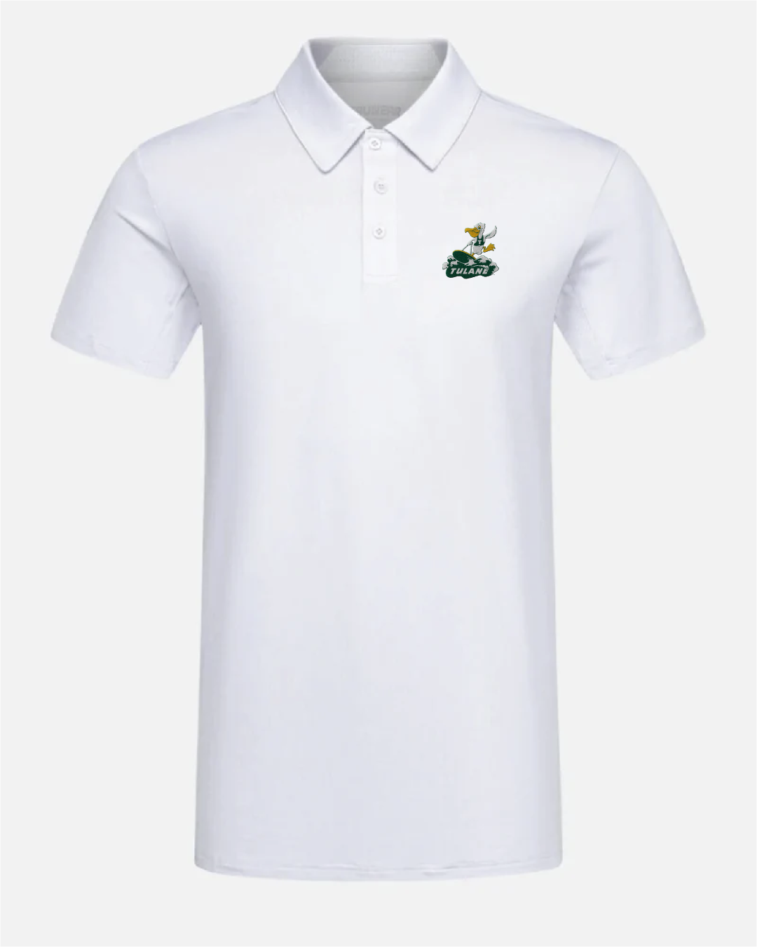 Tulane Crest 2.0 Polo Light Grey