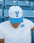 BYU Fade Hat Black White Blue Y