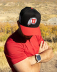 UofU Fade Hat Black Red