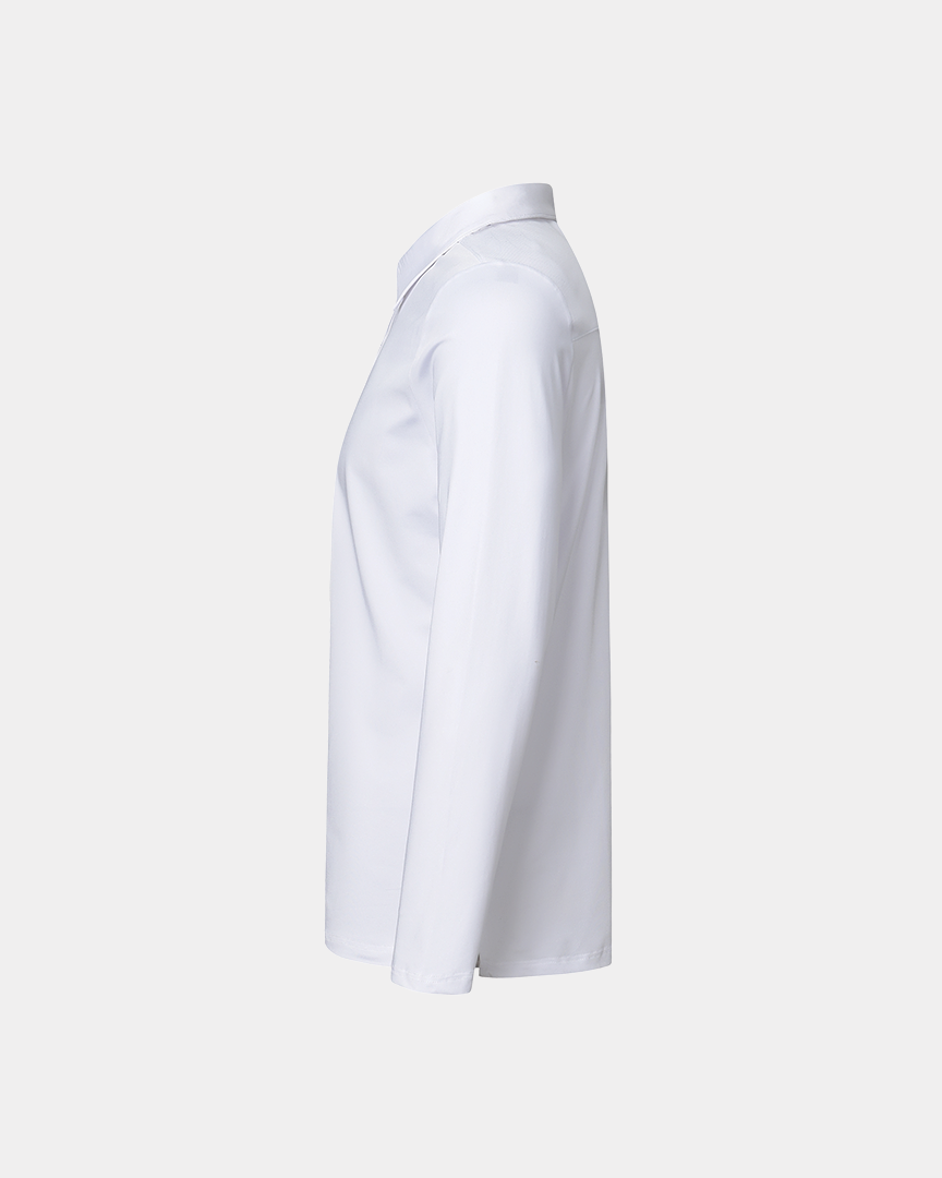 Crest 2.0 Polo White Long Sleeve - 2.0 White