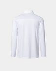 Crest 2.0 White Polo Long Sleeve